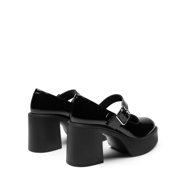 Platform Mary Jane Pumps - BLACK - 4